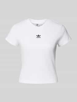 Adidas Originals Slim fit T-shirt met labelstitching