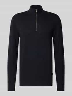 Blend Schipperstrui van katoenmix in gebreide look