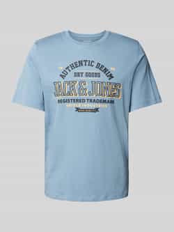 Jack & Jones Shirt met ronde hals JJELOGO TEE SS O-NECK 2 COL AW24 SN