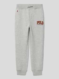 Polo Ralph Lauren Kids Sweatpants met logo- en labelstitching