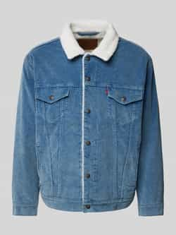 Levi's Relaxed fit sherpa jacket met kentkraag