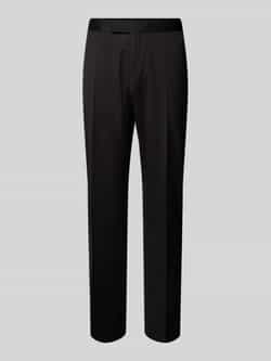 Carl gross Regular fit pantalon van scheerwol model 'Shadow'