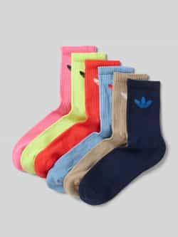 Adidas Originals Sportsokken TR CREW S 6P 6-pack sokken met logo (6 paar)
