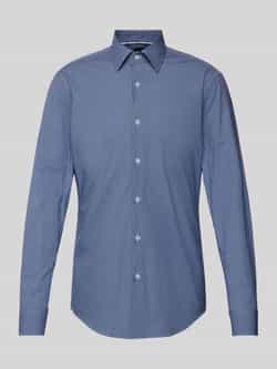 Boss Slim fit zakelijk overhemd met kentkraag model 'Hank'