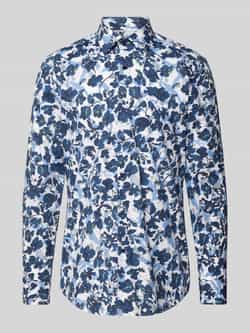 Boss Slim fit zakelijk overhemd met kentkraag model 'Hank'