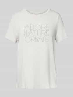 Street One T-shirt met siersteentjes