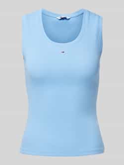 Tommy Jeans Tanktop met boothals model 'ESSENTIALS'