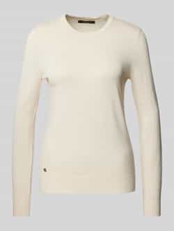 Lauren Ralph Lauren Gebreide pullover met geribde ronde hals model 'SHAVONNE'