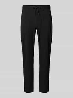 MCNEAL Tapered fit stoffen broek met tunnelkoord