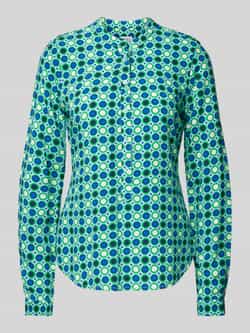 Emily Van den Bergh Slim fit blouse met opstaande kraag