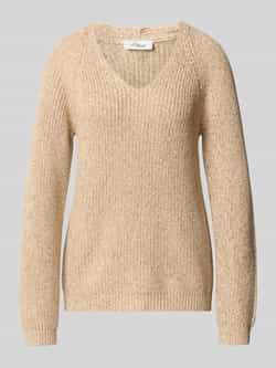 s.Oliver RED LABEL Regular fit gebreide pullover van katoenmix