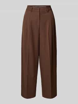 Smith and Soul Straight leg stoffen broek met bandplooien