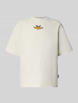 Carlo colucci Oversized T-shirt met labelprint