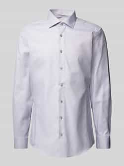 ETERNA SLIM FIT Regular fit zakelijk overhemd met kentkraag