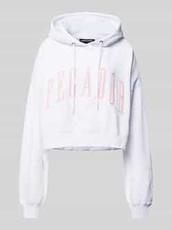 Pegador Cropped hoodie met labelstitching
