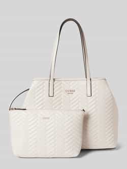 Guess Handtas met doorgestikte naden model 'VIKKY II'