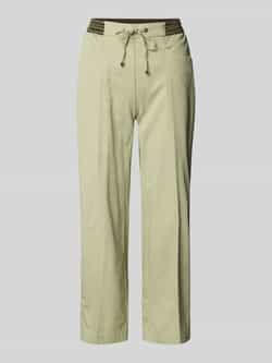 TONI Wide leg stoffen broek met verkort model 'Sue'