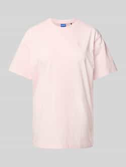 Hugo Blue T-shirt met opstaande kraag