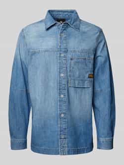 G-Star Raw Regular fit jeansoverhemd met borstzak