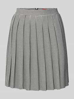 HUGO Geplooide minirok met vichy-motief model 'RABALLI'