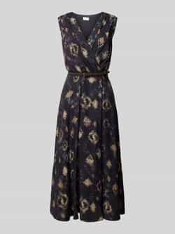 Jake*s Collection Midi-jurk met V-hals