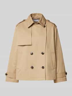 Jake*s Casual Trenchcoat met strookzakken