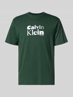 CK Calvin Klein T-shirt met labelprint