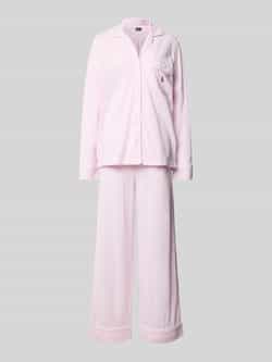Polo Ralph Lauren Pyjama met logostitchings model 'OXFORD Madison'