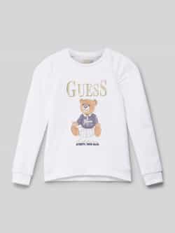 Guess Sweatshirt met labelstitching model 'ACTIVE'