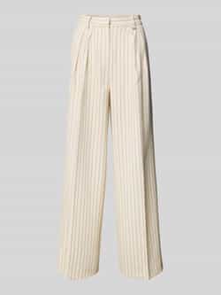 LeGer by Lena Gercke Wide leg stoffen broek met bandplooien model 'Elaine'
