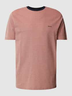 Gant T-shirt van katoen met labeldetail