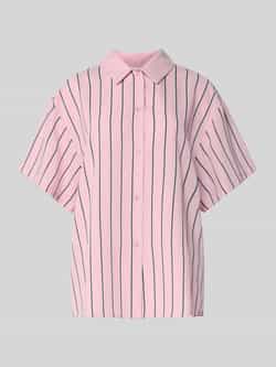 OH APRIL Loose fit blouse van viscosemix met knoopsluiting model 'Mira'