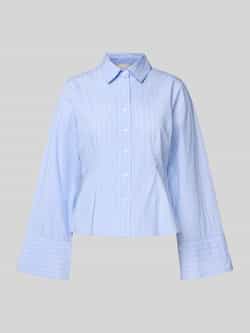 NEO NOIR Regular fit overhemdblouse met streepmotief