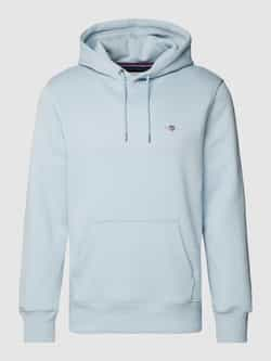 Gant Hoodie met labelstitching model 'REG SHIELD'