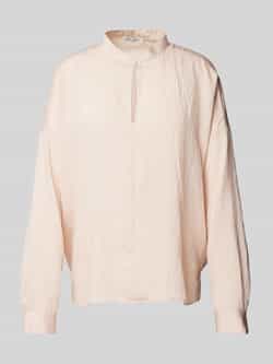 Marc O'Polo Loose fit blouseshirt van viscosemix met streepmotief