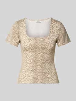 Slim Fit t-shirt in all-over look model 'Kalina'
