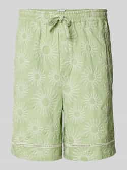 Scotch & Soda Regular fit bermuda met motiefstitching