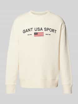 Gant Sweatshirt met labelstitching