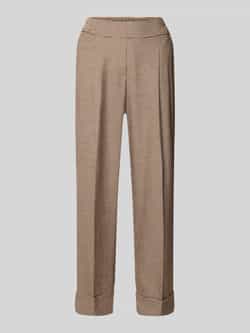 Opus Broek met omslag en persplooien model 'Maikito Pepita'