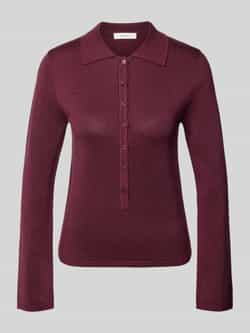 Selected Femme Slim fit shirt met lange mouwen van een mix van lyocell en katoen model 'FLURA LUREX'