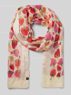 Fraas Stola van zijde model 'Strawberry'