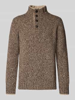 GRAN SASSO Gebreide pullover van scheerwol met schipperskraag