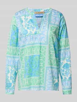 Smith and Soul Regular fit blouse met tuniekkraag