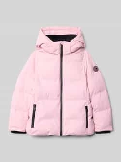 CARS JEANS Regular fit gewatteerd jack met logo-applicatie model 'MUYLA'