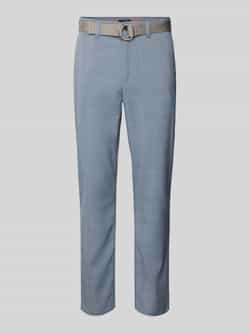 MCNEAL Slim fit broek met riem