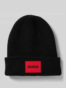 HUGO Muts met labelpatch model 'PULL ON'