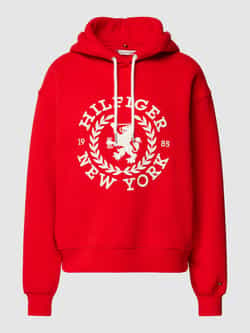 Tommy Hilfiger Hoodie REG CREST HOODIE met geborduurd logo-opschrift