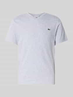 Lacoste T-shirt met labelstitching model 'Basic'
