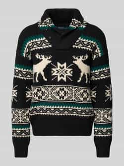 Polo Ralph Lauren Gebreide pullover met opstaande kraag