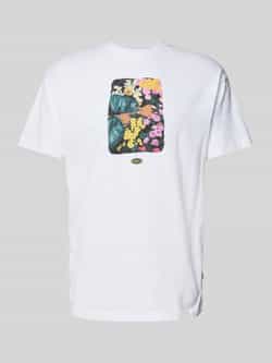 BLKVIS T-shirt met geribde ronde hals model 'DAYDATE'